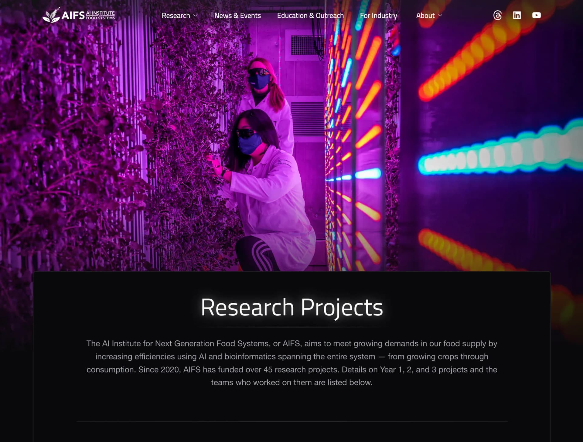 AIFS Website screenshot 5