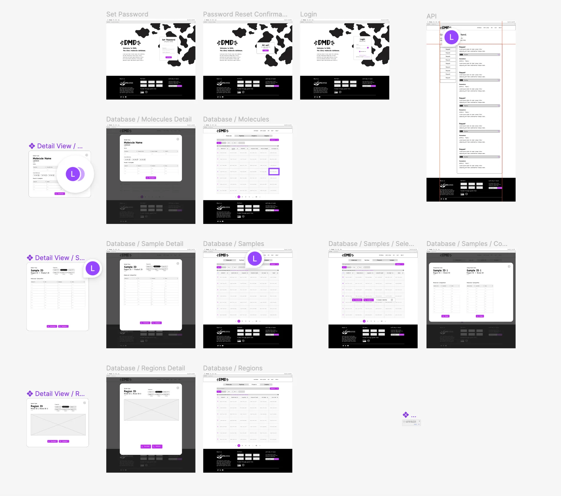 Dairy Molecule Database screenshot 2