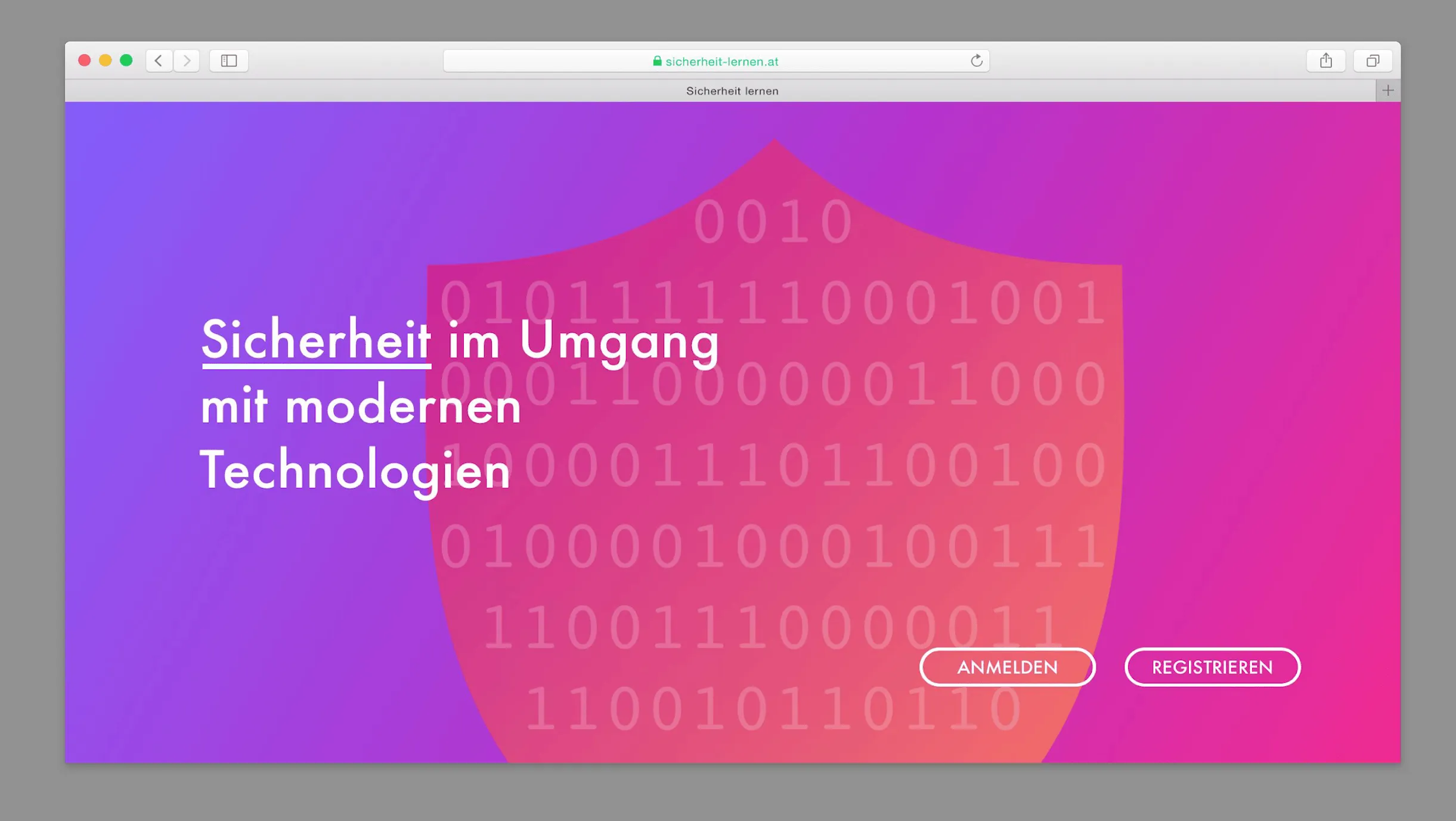 Sicherheit Lernen – Cybersecurity Training Platform